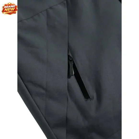 Men's 3-in-1 Ski Jacket Water Resistant Windproof Hooded Fleece Winter Coat